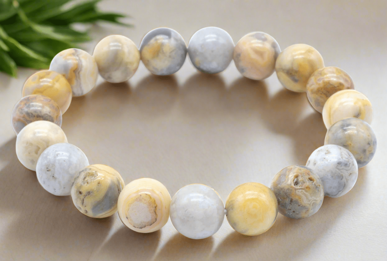 Bracelet Agate Crazy Lace – Énergie et Optimisme - 10mm - Sama'zen