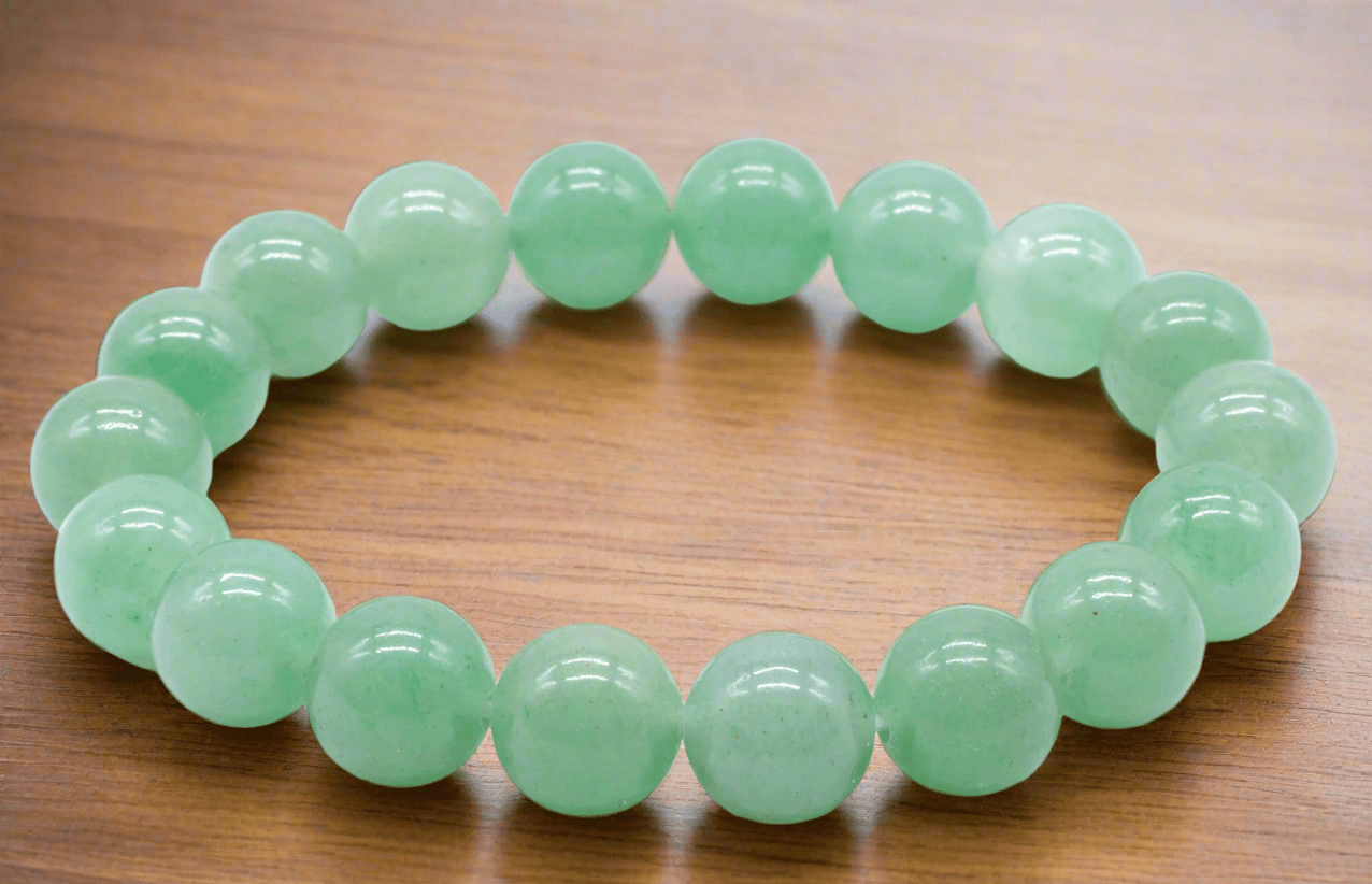 Bracelet Aventurine Verte 10 mm – Chance, Sérénité et Énergie Positive - Sama'zen
