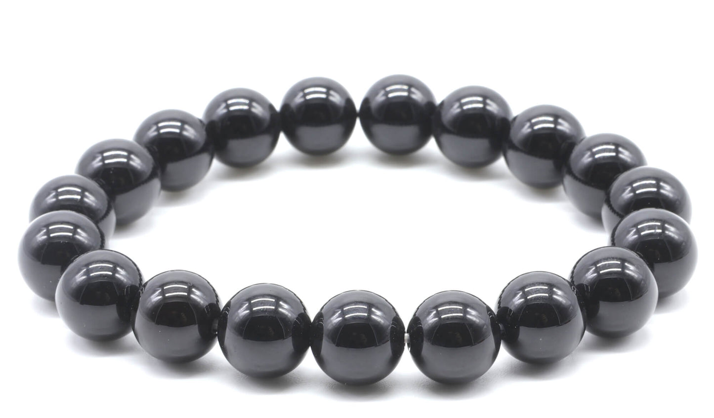 ✨Bracelet Onyx Noir 10 mm – Force, Protection & Confiance en Soi - Sama'zen
