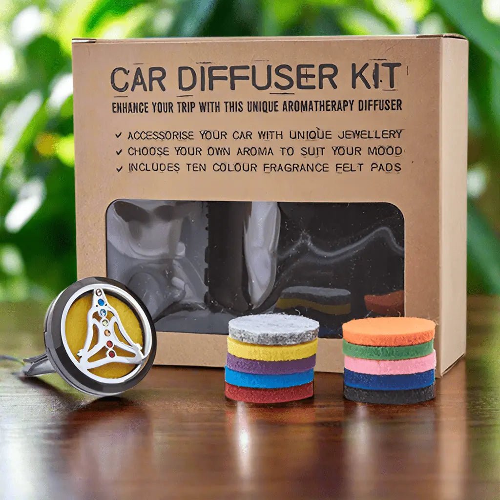 Diffuseur d’Huiles Essentielles pour Voiture Bouddha 7 chakras