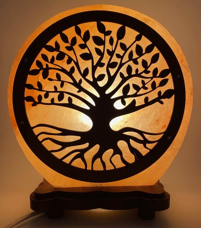 Lampe de Sel d’Himalaya Arbre de Vie – Harmonie et Protection Énergétique - Sama'zen