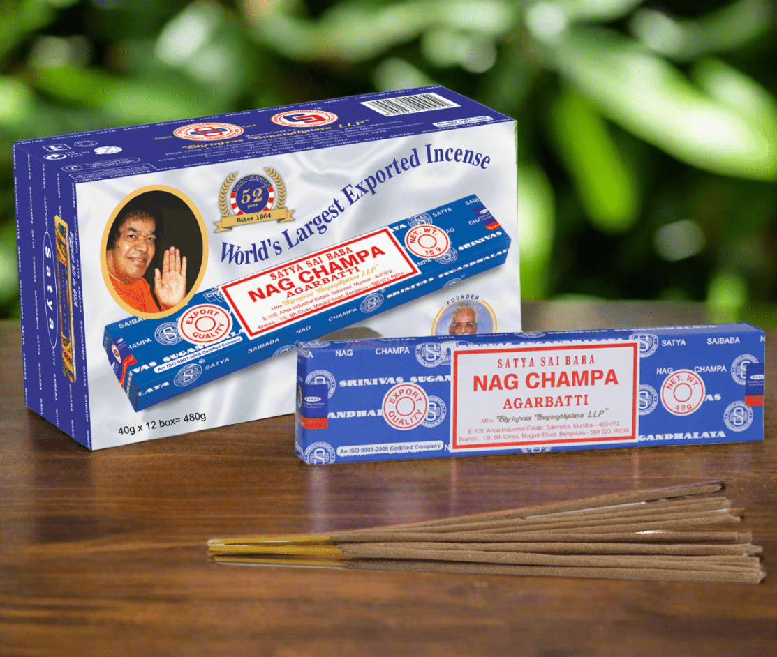 Coffret de boîtes de bâtons d'encens Nag Champa