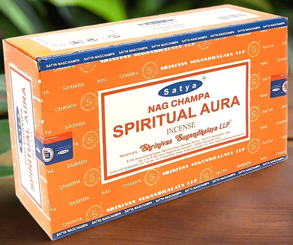 Coffret de 12 boîtes de bâtons d'encens aura spirituelle