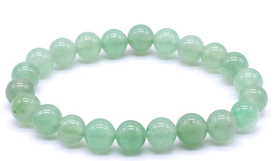 Bracelet Aventurine Verte perles 8mm