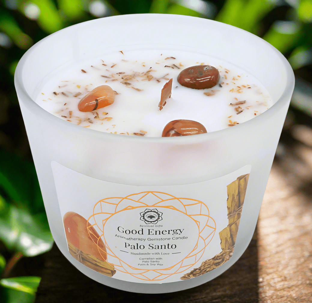 Bougie parfumée Spirituelle Palo Santo – Protection et Élévation - Sama'zen