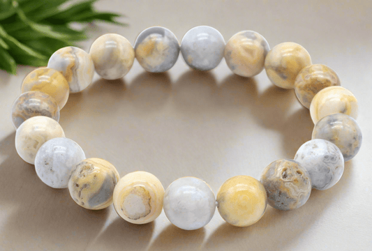 Bracelet Agate Crazy Lace – Énergie et Optimisme - 10mm - Sama'zen