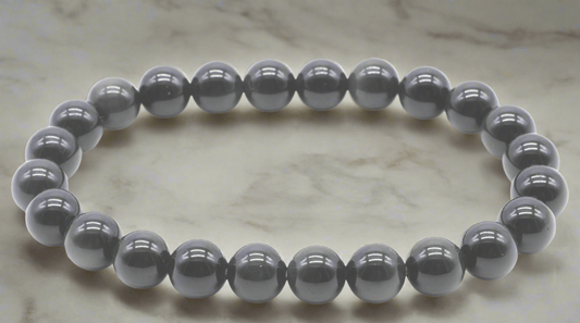 ✨ Bracelet Obsidienne Noire Dorée 8 mm – Protection, Ancrage & Clarté Intérieure - Sama'zen