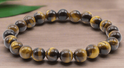 Bracelet Œil de Tigre 8 mm – Protection, Force & Confiance en Soi - Sama'zen