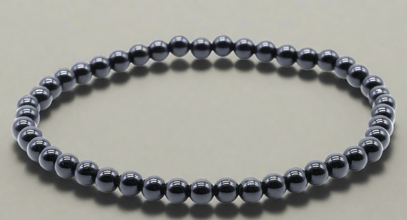 ✨Bracelet Onyx Noir 4 mm – Protection, Équilibre & Confiance en Soi - Sama'zen