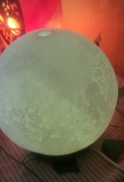 Diffuseur d’Huiles Essentielles Lune – Ambiance Magique et Relaxante - Sama'zen