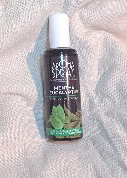 🍃 Spray d’Ambiance Menthe Eucalyptus – Fraîcheur Aromatique – 100 ml - Sama'zen